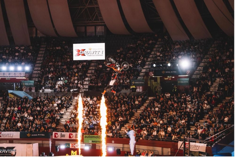 Efectos especiales en el X-Gravity Freestyle Donostia